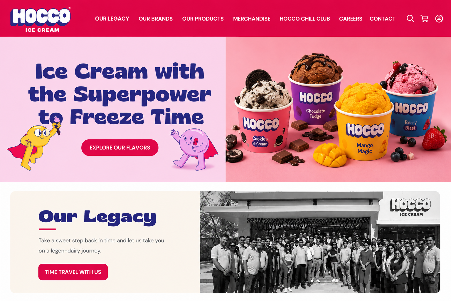 Hocco Ice Cream project preview